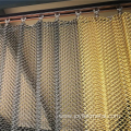 Woven Aluminum Copper Decorative curtain